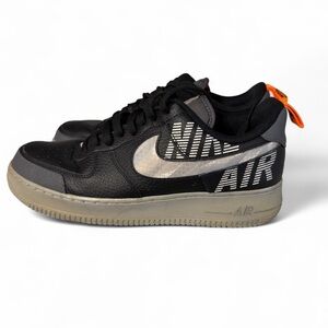 Nike Air Force 1’s Sneakers with Orange Pull Tab